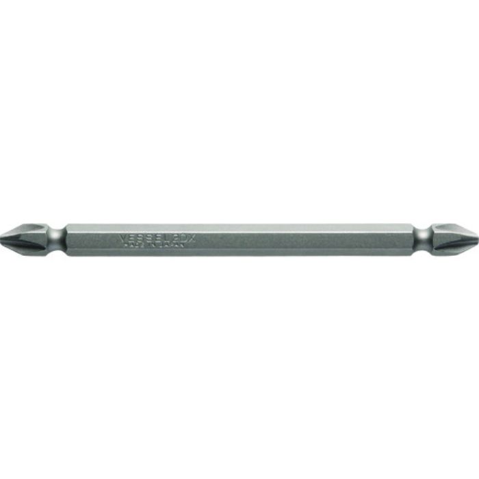 VESSEL 産業用ビット (ダイハード鋼)(両頭ビット) B43 +2×100mm(Tcode:2261616)