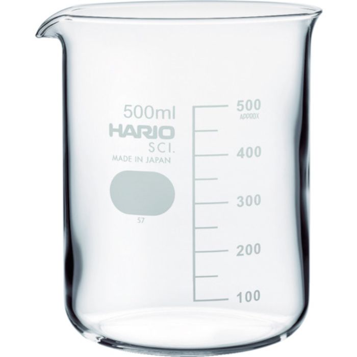 HARIO ビーカー 目安目盛付 500ml(Tcode:8557567)