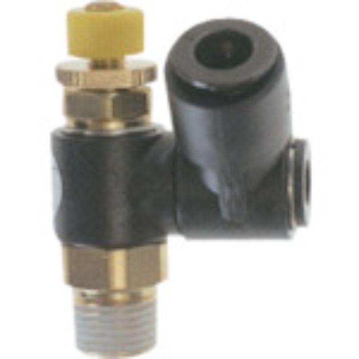 チヨダ フジスピードコントローラβ(樹脂)メーターアウト 6mm・R1/8(Tcode:8082501)