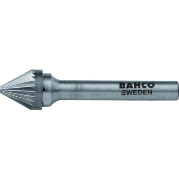 バーコ 超硬バー 円錐60° シングルカット 刃径12×刃長12mm(Tcode:4135547)