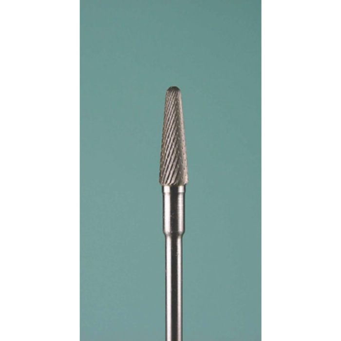 ミニモ 超硬カッター 円錐先丸ファインクロスカット 刃径Φ4 刃長14mm(Tcode:8527277)