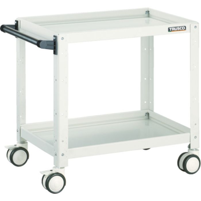 TRUSCO ツールワゴン バーディワゴン 600×400×H600 ウレタン双輪 ホワイト(Tcode:4501331)