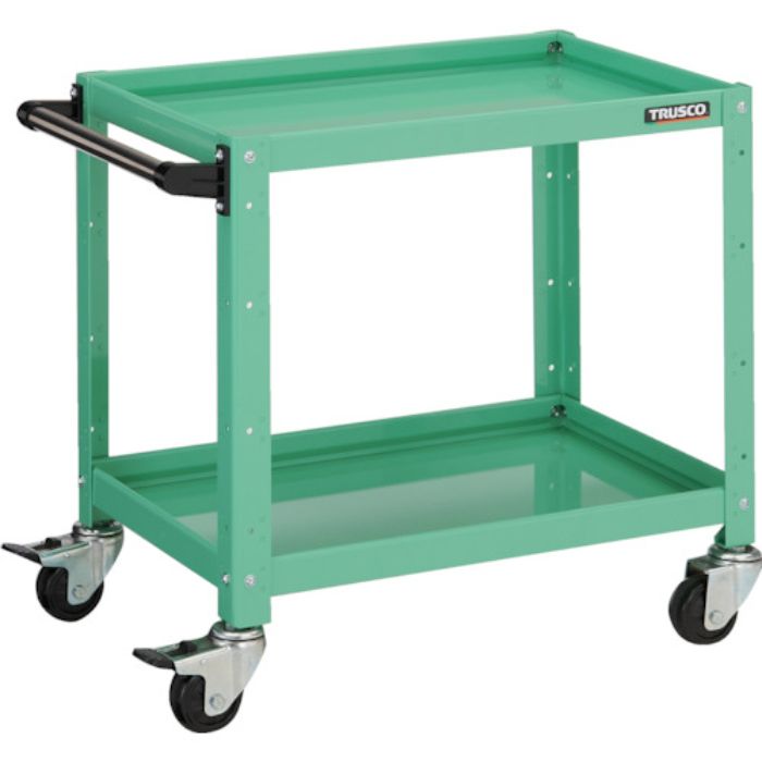 TRUSCO ツールワゴン バーディワゴン 600X400XH600 ウレタン車輪 ヤンググリーン(Tcode:4749952)