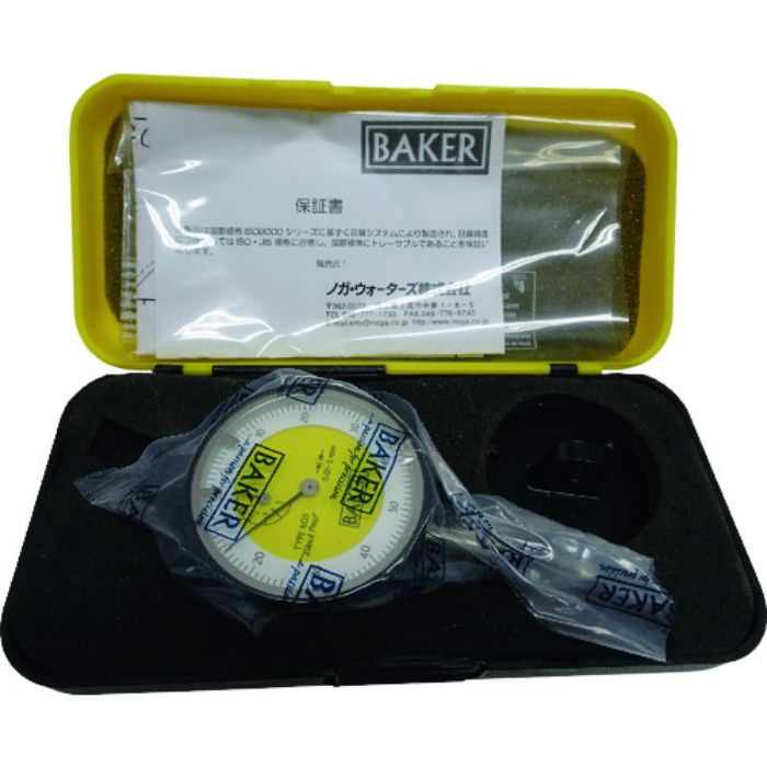 BAKER ダイヤルゲージ タイプK03 0.01mm目量(Tcode:2085449)