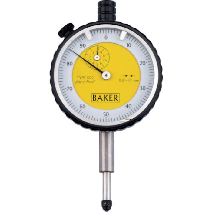BAKER 指針1回転未満ダイヤルゲージ タイプ56 0.01mm(Tcode:2091475)