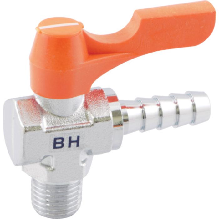ASOH ボールバルブ エースボール ホースニップル型 PT1/4×Φ9(Tcode:3821544)