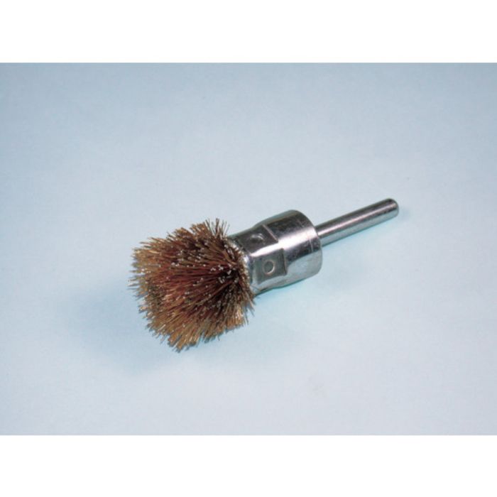 ヤナセ 軸付アザミ型ブラシ 鋼線メッキ 30×25×6×30(Tcode:8123882)