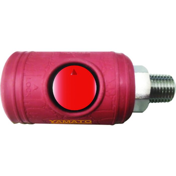 ヤマト 金属カップリング ボタン式カップリングソケット BLB22-SM-P 相手側取付サイズRc1/4(Tcode:1026042)