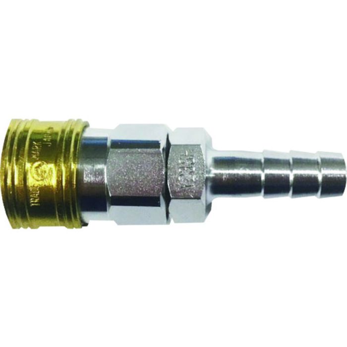 ヤマト 金属カップリング BLY-Cシリーズ カラーカップリングソケット(ホース取付用) イエロー 3個入 相手側ホースインチサイズ(インチ)3/4(Tcode:1371913)