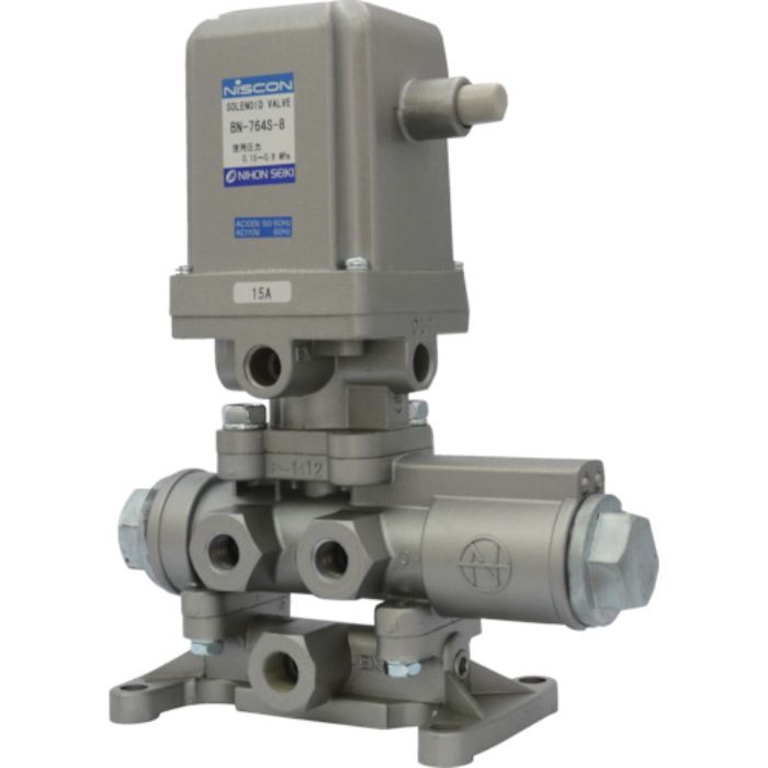 日本精器 4方向電磁弁 8A AC100V 76シリーズ(Tcode:1045342)