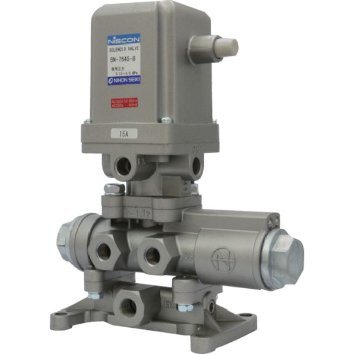 日本精器 4方向電磁弁 8A AC200V 76シリーズ(Tcode:1045351)