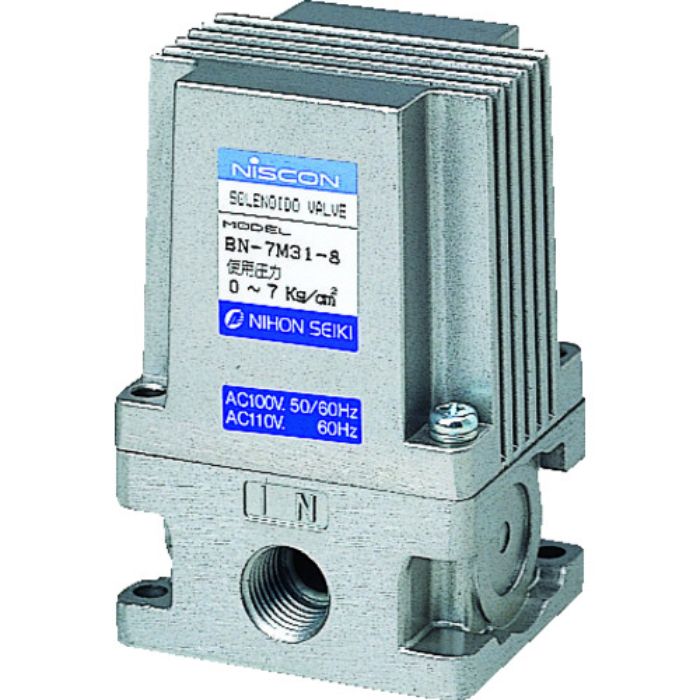 日本精器 3方向電磁弁 8AAC100V7Mシリーズ(Tcode:1045580)