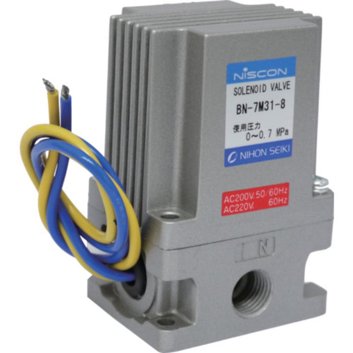 日本精器 3方向電磁弁 8AAC200V7Mシリーズ(Tcode:1045598)