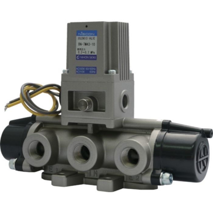 日本精器 4方向電磁弁10AAC100V7Mシリーズシングル(Tcode:1045539)