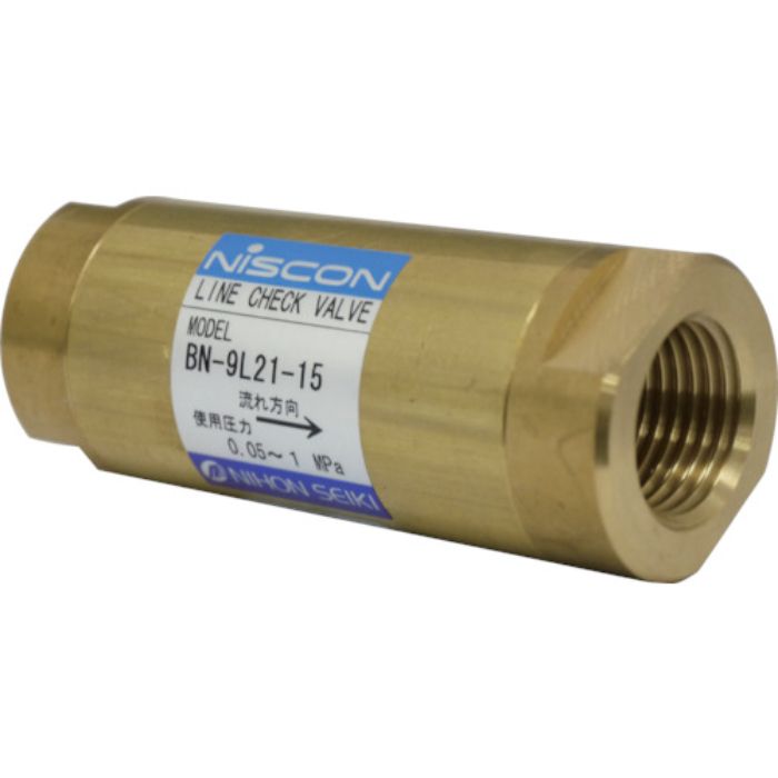 日本精器 ラインチェック弁 15A(Tcode:3954471)
