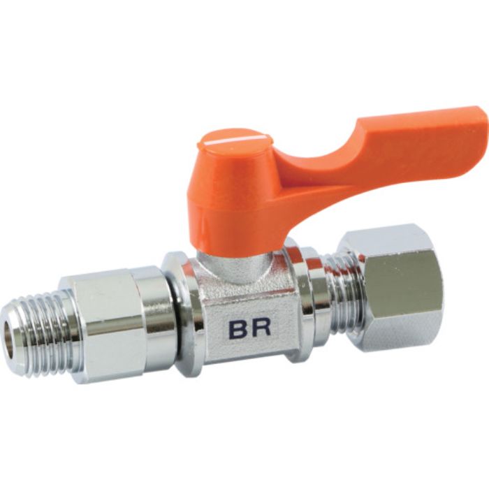 ASOH ボールバルブ エースボールRV リングジョイント型 PT1/4×Φ8(Tcode:3821978)