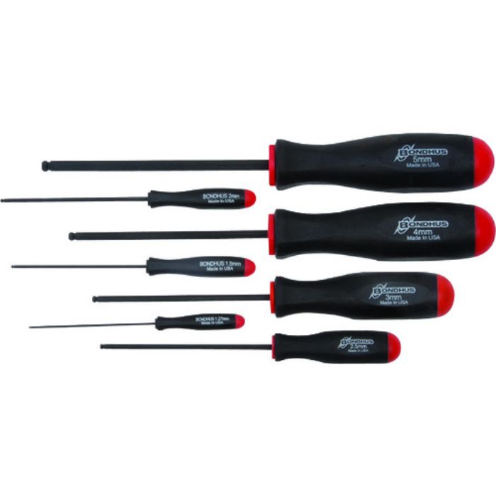 ボンダス ボールポイント・ドライバー セット7本組(1.27-5mm)(Tcode:8108360)