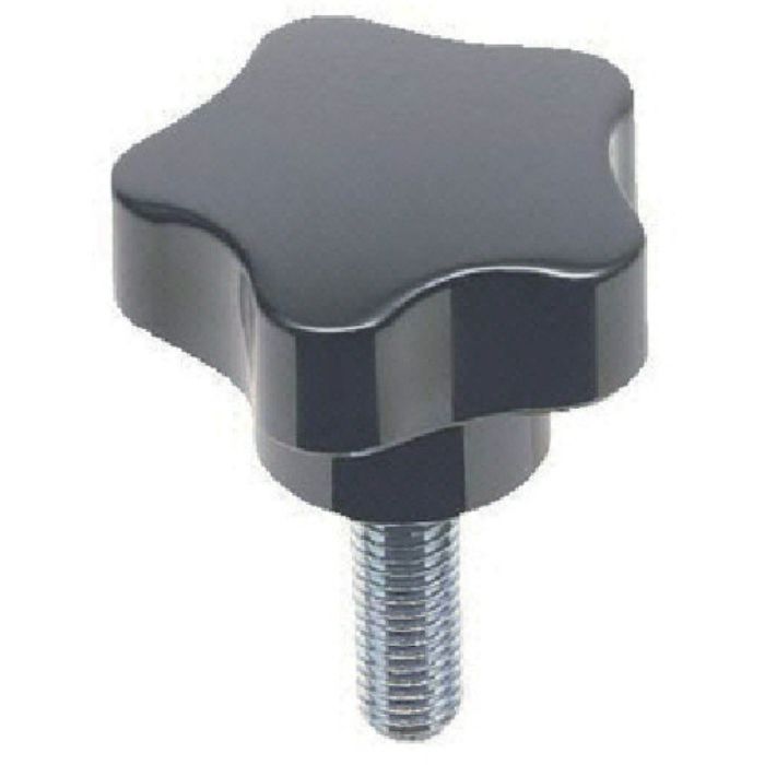 ELESA タップドブラインドノブ(オネジ・スチール製) 外径50 M8×1.25