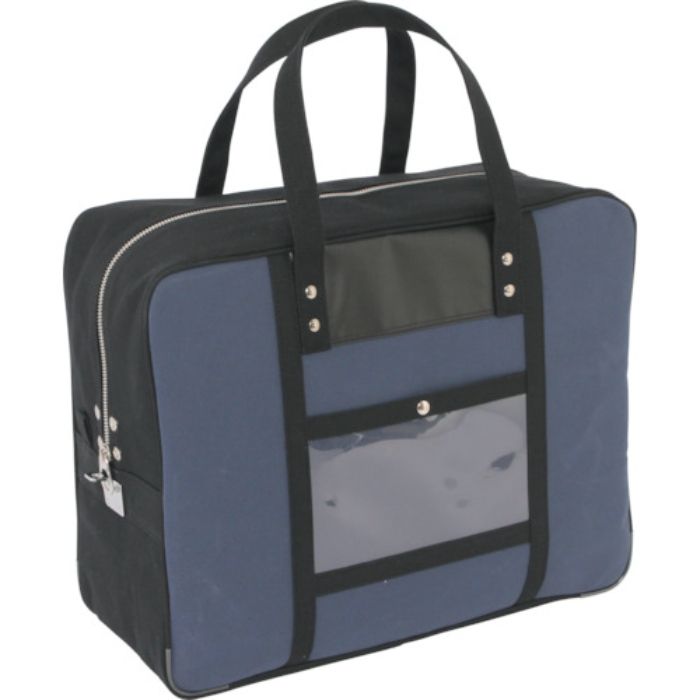 SANEI 帆布メール用ボストン(LL)馬蹄錠金具付 紺(Tcode:1143739)