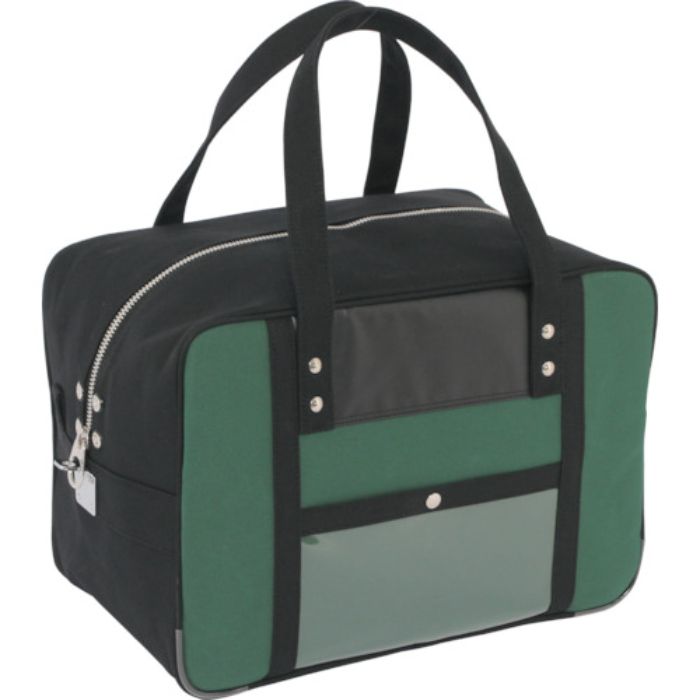 SANEI 帆布メール用ボストンMマチ広 馬蹄錠金具付 モスグリーン(Tcode:1143768)