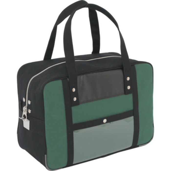 SANEI 帆布メール用ボストン(M)馬蹄錠金具付 モスグリーン(Tcode:1143752)
