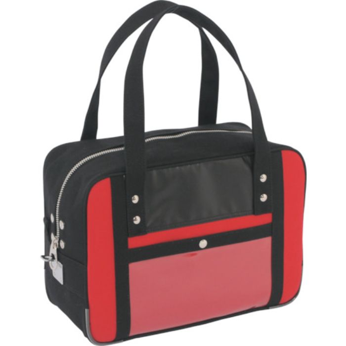 SANEI 帆布メール用ボストン(S)馬蹄錠金具付 赤(Tcode:1143755)