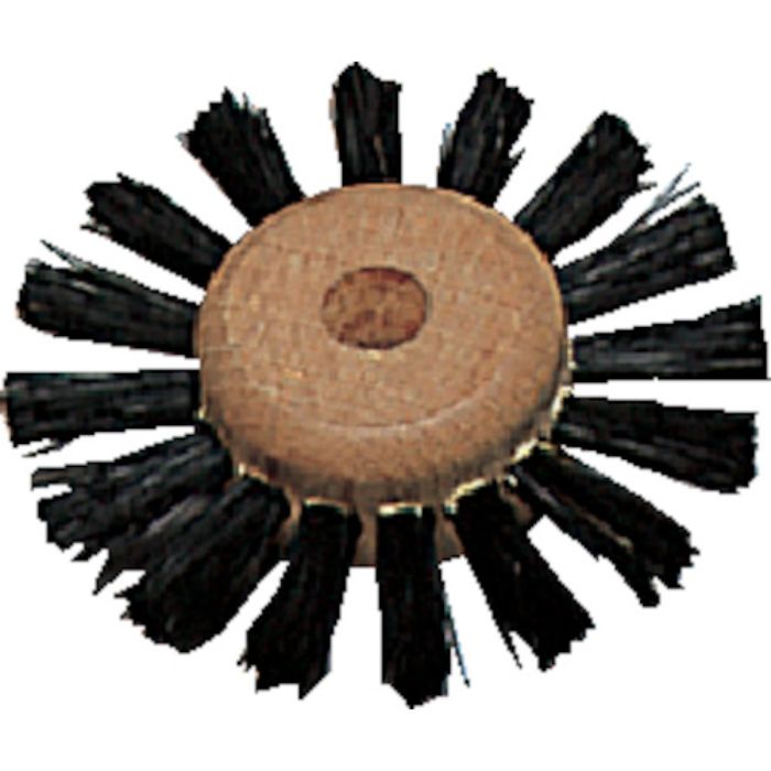 TRUSCO ブラシホイール 外径Φ48 豚毛1行(Tcode:2168014)