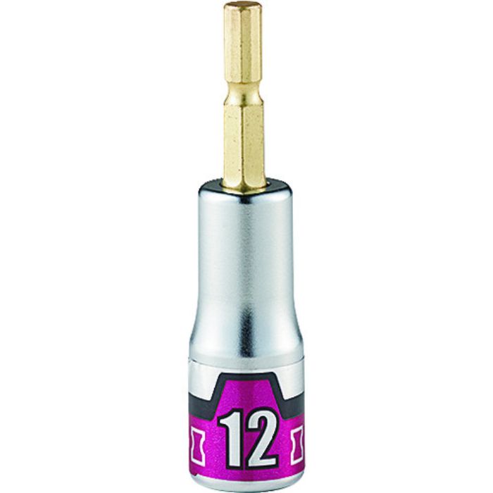 KTC インパクトドライバ用ショートソケットビット 難攻不落 12mm(Tcode:2067157)