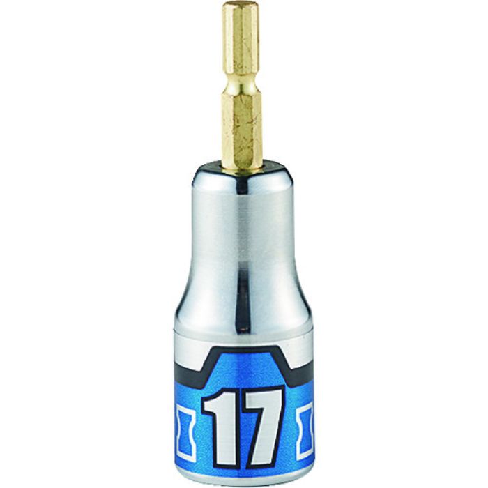 KTC インパクトドライバ用ショートソケットビット 難攻不落 17mm(Tcode:2067160)