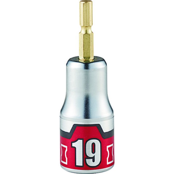 KTC インパクトドライバ用ショートソケットビット 難攻不落 19mm(Tcode:2067161)