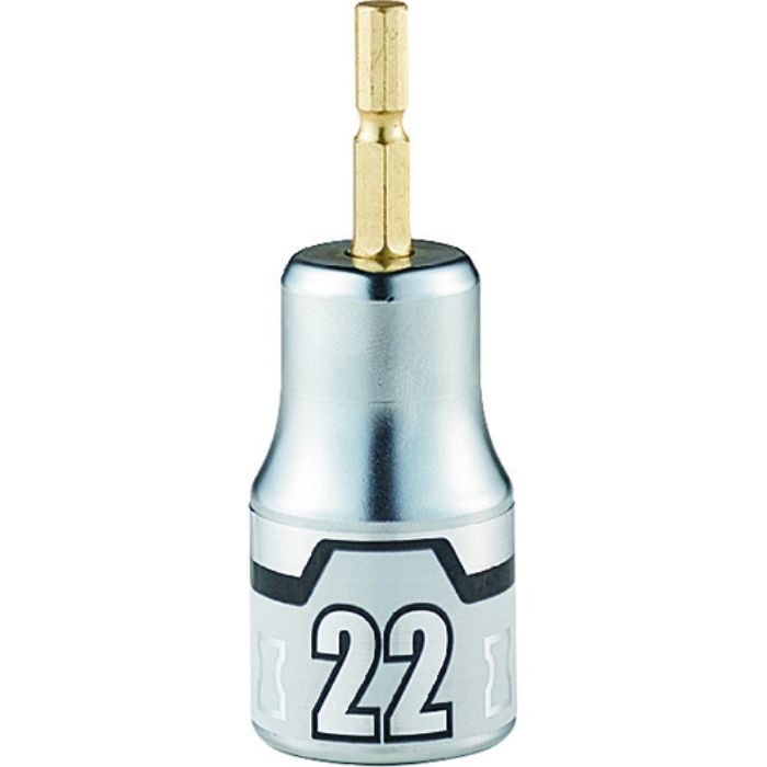KTC インパクトドライバ用ショートソケットビット 難攻不落 22mm(Tcode:2067163)