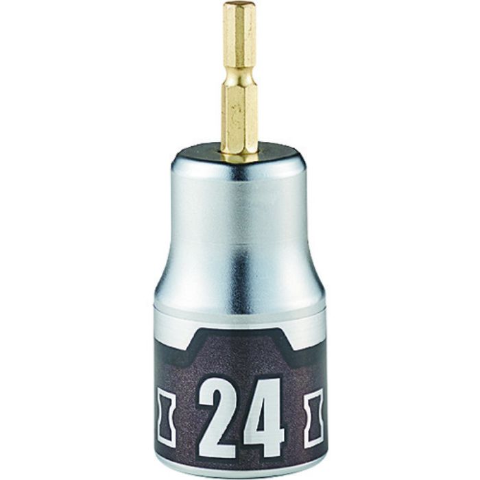 KTC インパクトドライバ用ショートソケットビット 難攻不落 24mm(Tcode:2067164)