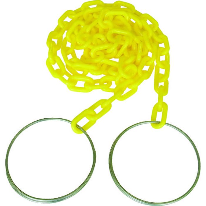 ニッサチェイン コーンチェイン 6mm×2m 黄(Tcode:2934205)