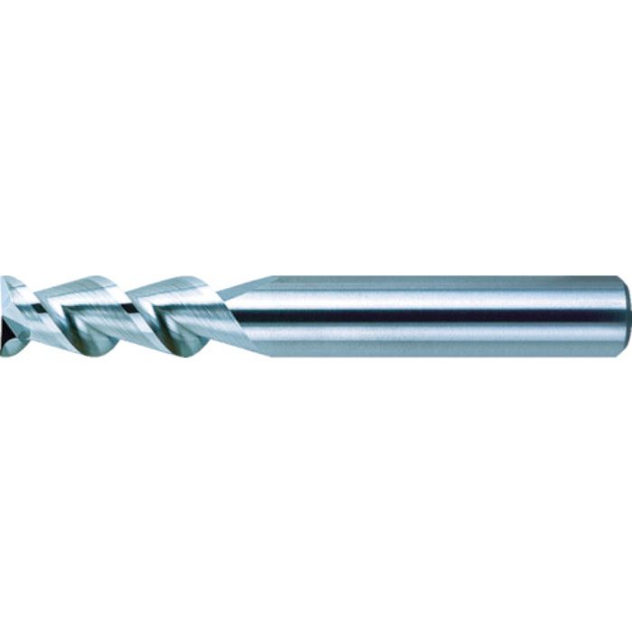 三菱 2枚刃アルミ加工用 超硬スクエアエンドミルミディアム刃長(M)6mm(Tcode:7597541)
