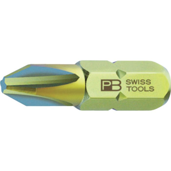 PBスイスツールズ 1/4″HEXプラスビット 刃先[[+]]2 全長25mm(Tcode:4483901)