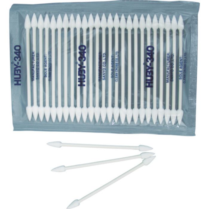 HUBY 3インチ 工業用綿棒(先端コーン型)CA-003 (25000本入)(Tcode:4578708)