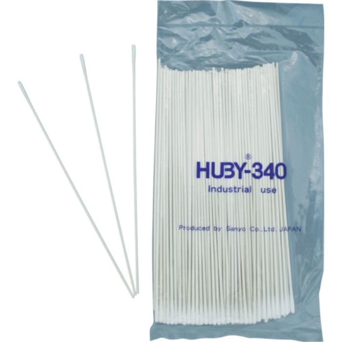 HUBY 6インチ 工業用綿棒(先端砲弾型)CA-005MB (6000本入)(Tcode:3651924)