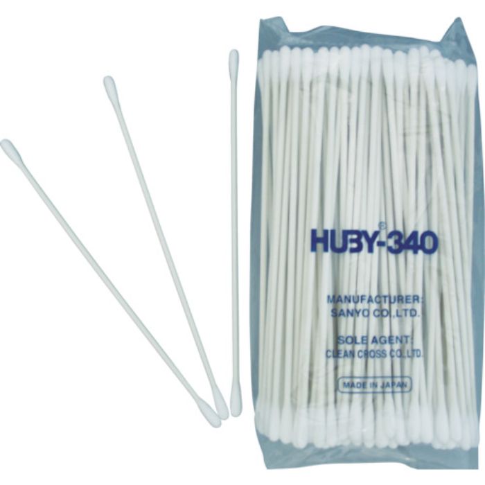 HUBY 6インチ 工業用綿棒(先端砲弾型)CA-007MB (2000本入)(Tcode:3651941)