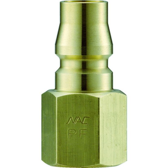 ナック クイックカップリング AL20型 真鍮製 オネジ取付用プラグ R1/4(Tcode:3642534)