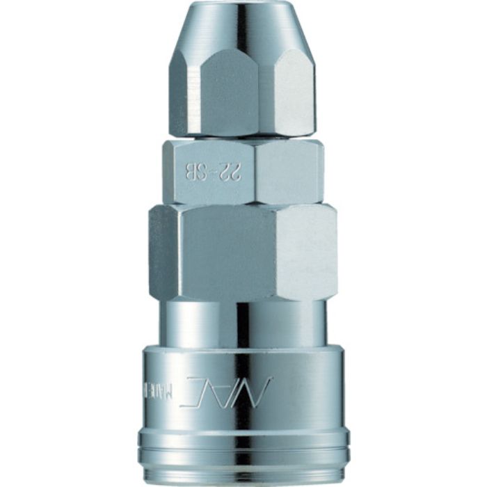 ナック クイックカップリング AL20型 鋼鉄製 ウレタンホース取付用ソケット 6.0×9.0(Tcode:3642615)