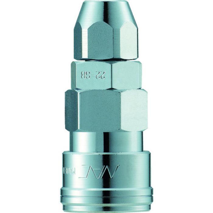 ナック クイックカップリング AL20型 鋼鉄製 ウレタンホース取付用ソケット 6.5×10.0(Tcode:3642623)