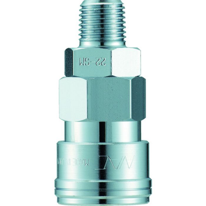 ナック クイックカップリング AL20型 鋼鉄製 メネジ取付用(Tcode:3642691)