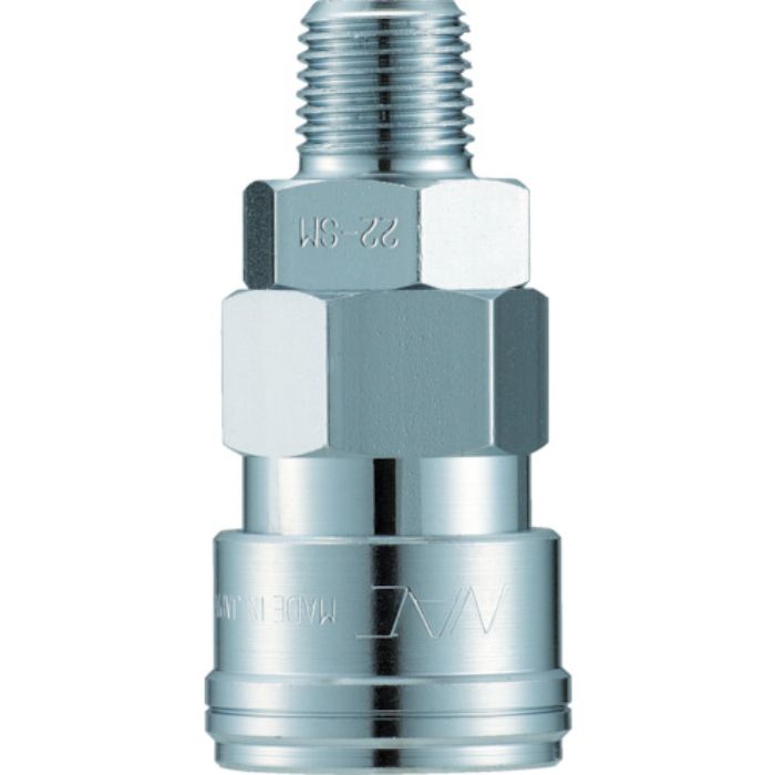 ナック クイックカップリング AL20型 鋼鉄製 メネジ取付用(Tcode:3642917)