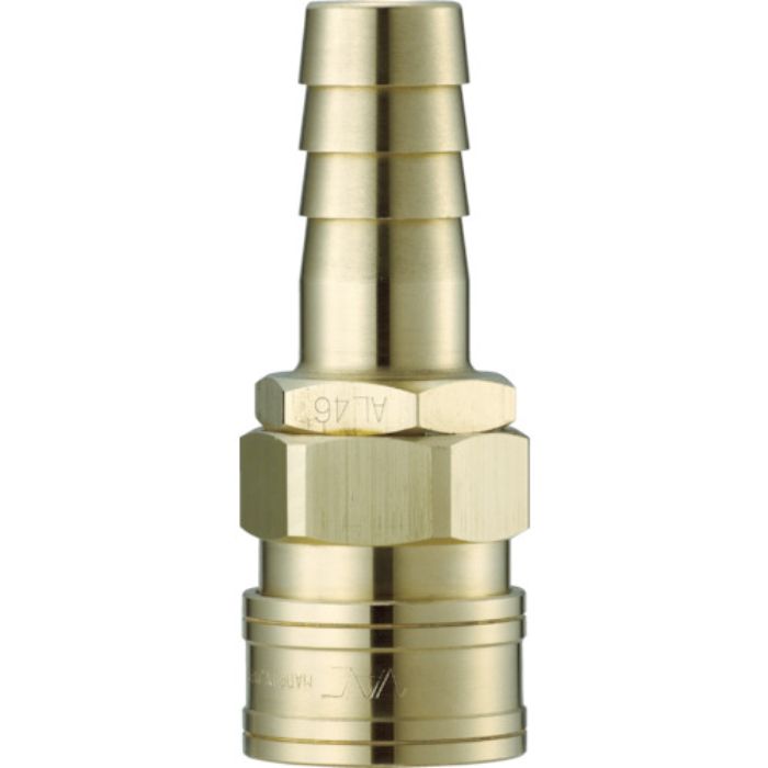 ナック クイックカップリング AL40型 真鍮製 ホース取付用ソケット 3/4(Tcode:3643450)
