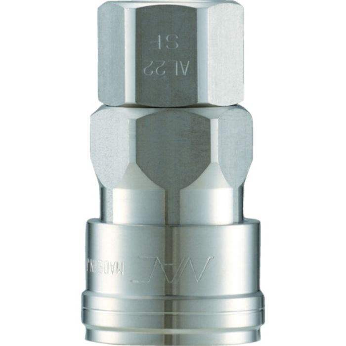 ナック クイックカップリング AL40型 ステンレス製 オネジ取付用ソケット R1(Tcode:3643611)