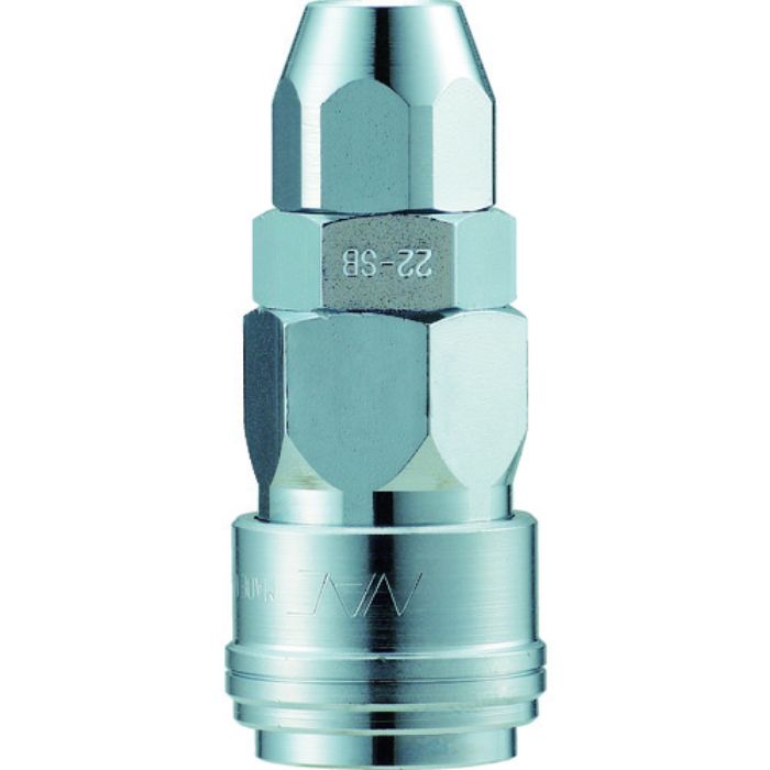 ナック ワンタッチカップリング AT型 鉄スリーブ ポリウレタンチューブ用 6.5×10.0(Tcode:3643701)