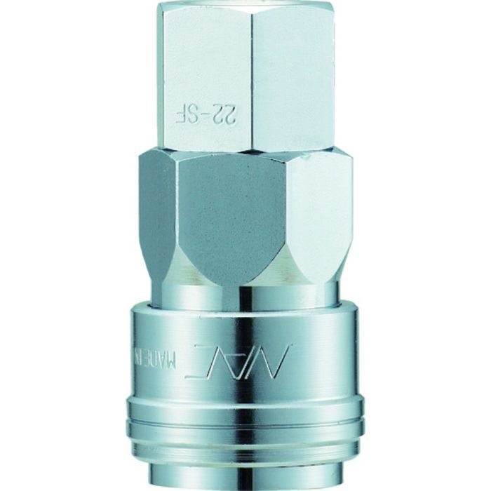 ナック クイックカップリング ニューワンタッチ オネジ取付用ソケット R1/4(Tcode:3643719)