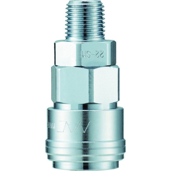 ナック ワンタッチカップリング AT型 鉄スリーブ メネジ取付用 Rc1/4(Tcode:3643735)