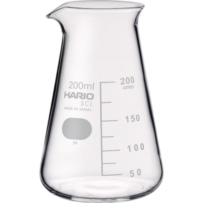 HARIO コニカルビーカー 目安目盛付 200ml(Tcode:8557577)