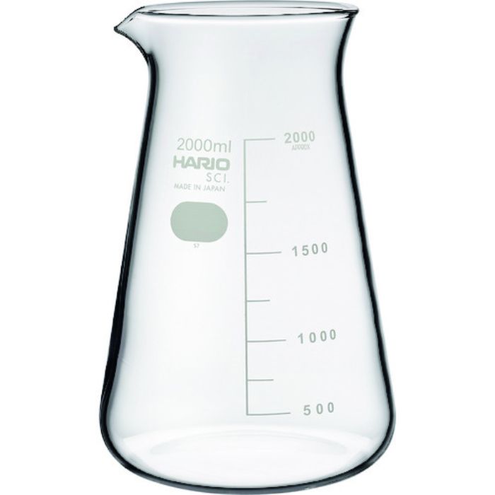 HARIO コニカルビーカー 目安目盛付 2000ml(Tcode:2065673)